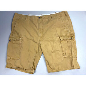 Levis Cargo Shorts Mens 42 Brown Fits 44x11 Heavy Cotton Flat Front